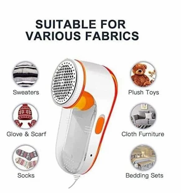 Battery Operated Fabric Lint Remover – Safely Removes Fuzz & Pills from Woolen Clothes, Sweaters, Blankets & Jackets